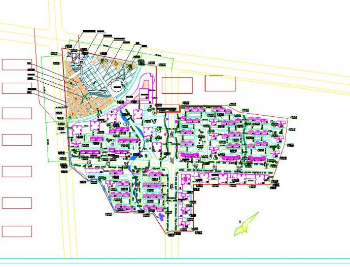 某地区小区广场园林景观设计规划图_图1