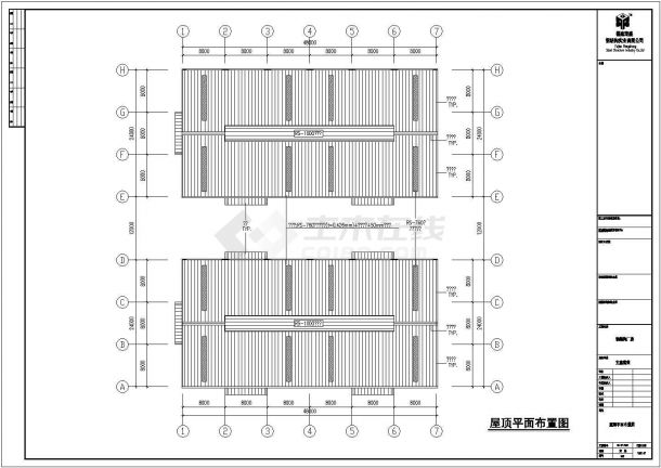 某地区一公司钢结构厂房设计施工图-图二