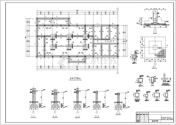 某地区3层食堂钢结构设计施工图纸-图一