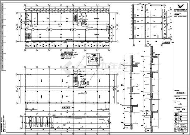 某技术中心办公楼建筑设计施工图纸-图二