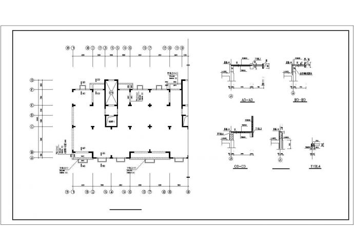 某地方高层框剪结构设计施工图（共15张）_图1