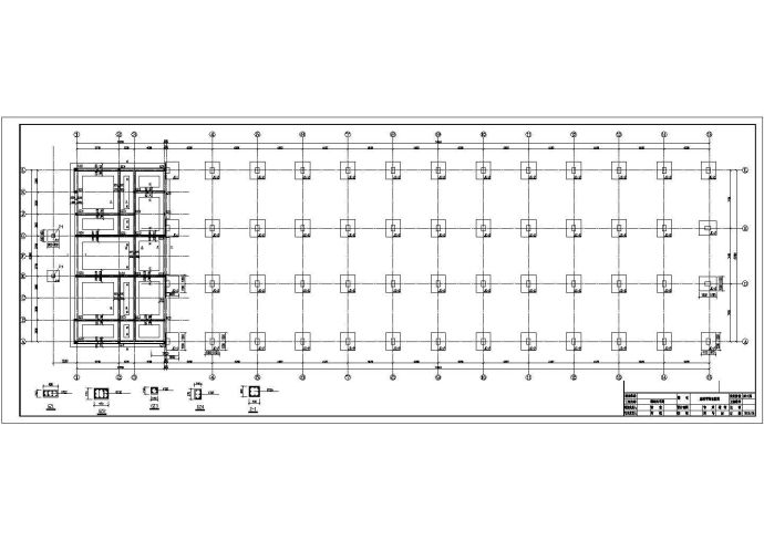 某市二层钢结构车间厂房施工设计图_图1