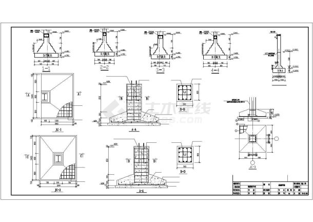 某市二层钢结构车间厂房施工设计图-图二