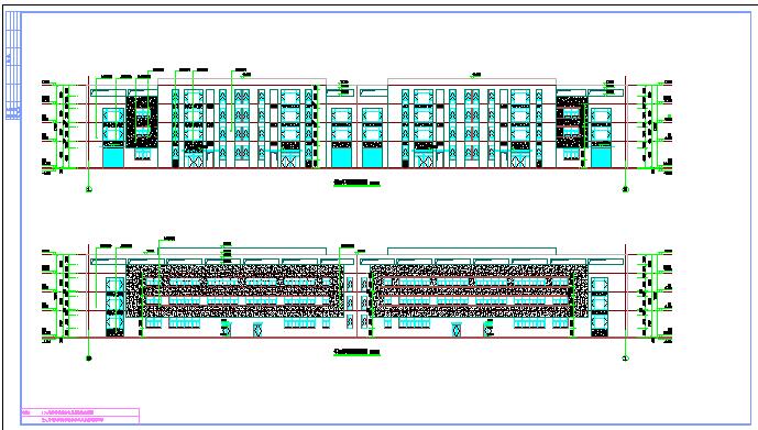 某市工厂标准三层厂房平面施工设计图_图1