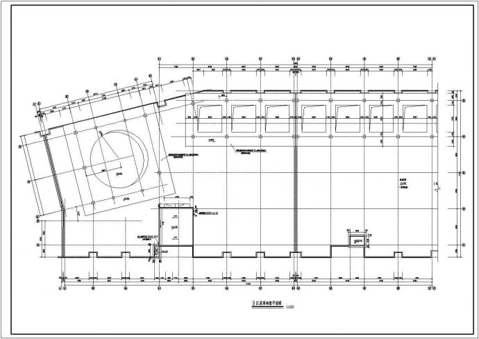 某市大型商场建筑设计施工详细图纸_图1