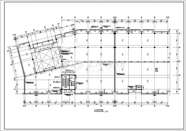 某市大型商场建筑设计施工详细图纸-图二