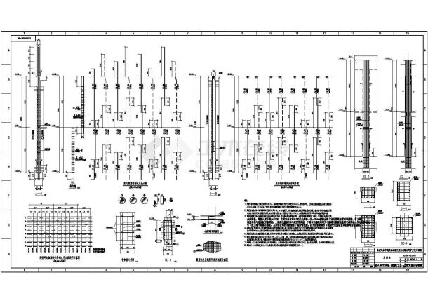 某矿厂筒仓混合结构设计建筑图（共28张）-图二
