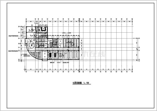 某地区五星级酒店建筑施工图（共14张）-图二