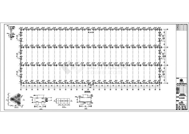 经典厂房钢结构平面设计图纸（共十张）-图二