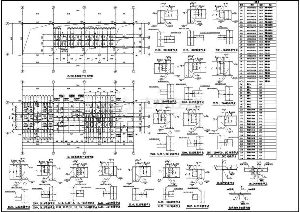 某厂房自动配料中心结构施工设计图（含设计说明）-图二