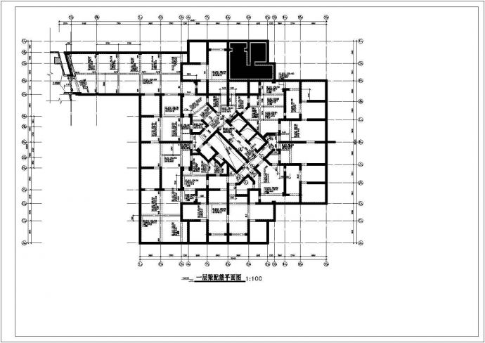某地高层框剪商住楼结构设计施工图纸_图1