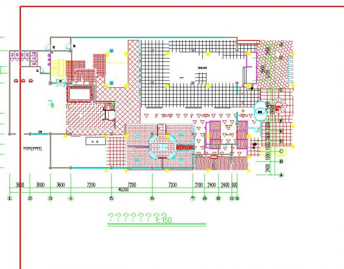 某地区小型中餐厅建筑设计图（含设计说明）_图1