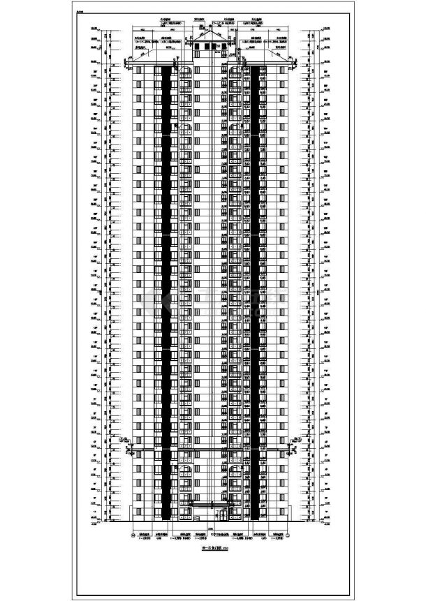 某地100米高层住宅建筑施工图-图二