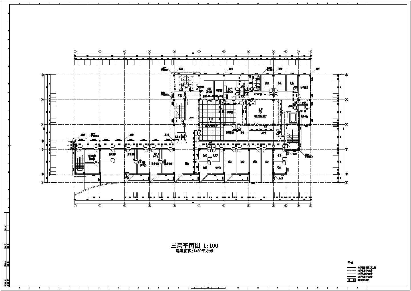 某地区医院影像楼结构设计图（全套）