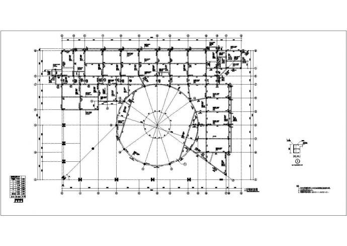 某开发区小学行政综合楼建筑设计施工图_图1