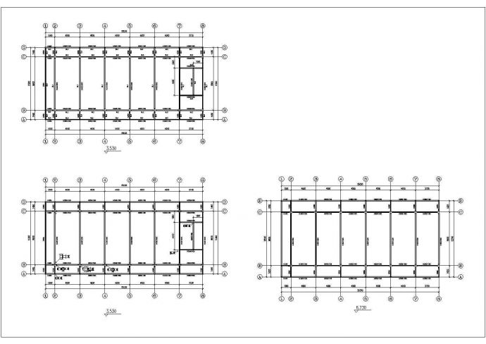 某地钢柱组装分解结构设计详细图纸_图1