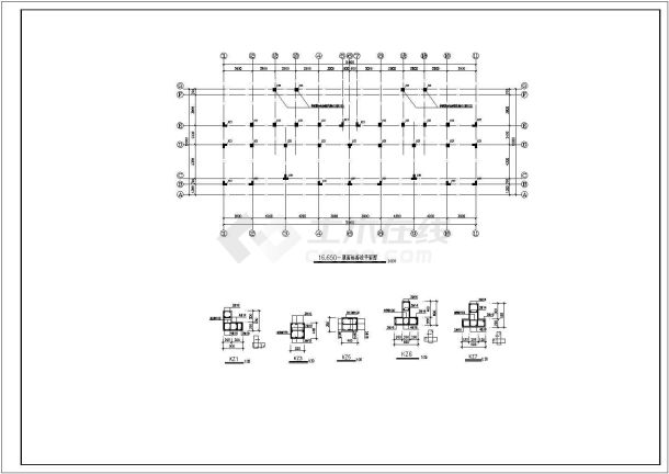 某小区钢结构建筑设计施工图（共11张）-图二