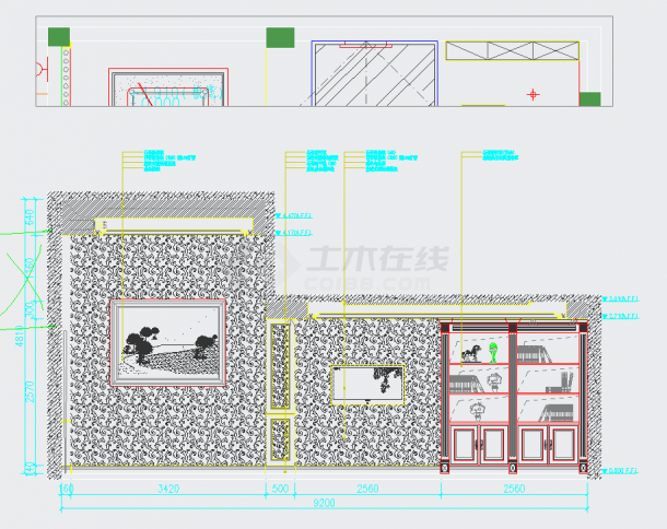 豪华别墅室内装修设计图CAD图纸含效果图-图一