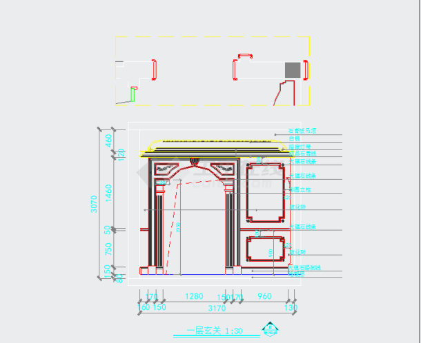  European style super luxury four storey villa interior decoration construction drawing cad drawing (including renderings) - Figure 2