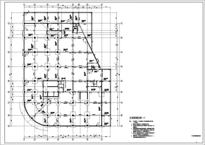 某地区小高层办公楼建筑结构图（全套）_图1