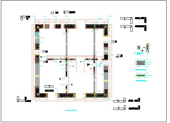 66层框架核心筒刚臂结构体系办公楼结构施工图（地上部分）