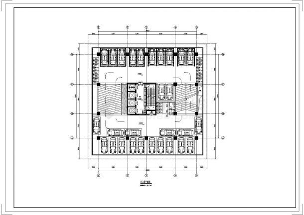 25层板柱剪力墙结构高层公寓建筑结构全套cad施工图-图二