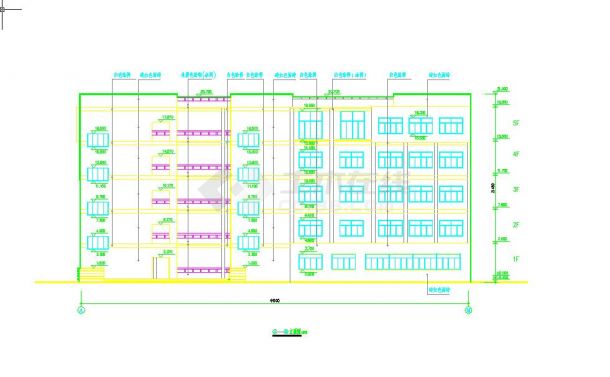 某学校实验楼建筑设计施工图（共20张图纸）-图一