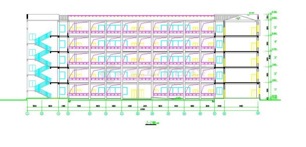 某学校实验楼建筑设计施工图（共20张图纸）-图二