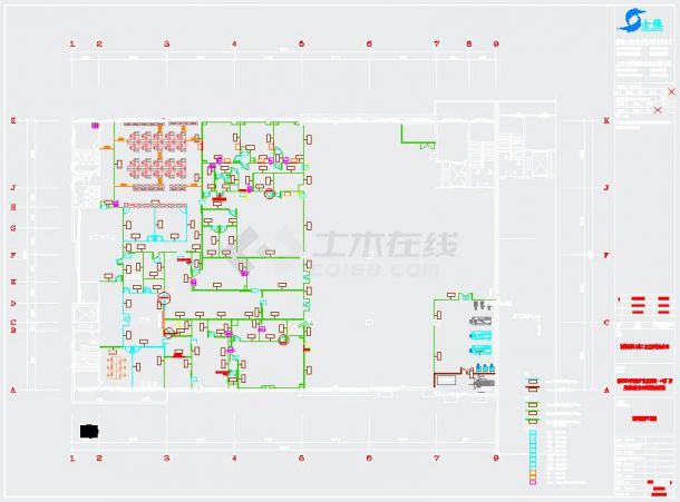 广东某半导体企业无尘室暖通工程项目图纸-图二