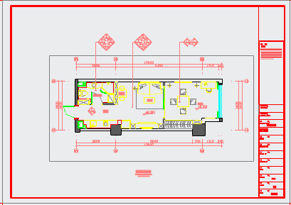 某地日式风格小型一居室公寓住宅室内装修CAD施工图（含效果图）-图一