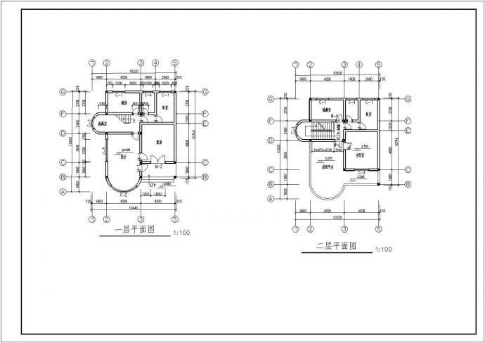 某地2层别墅住宅设计图纸（含效果图）_图1