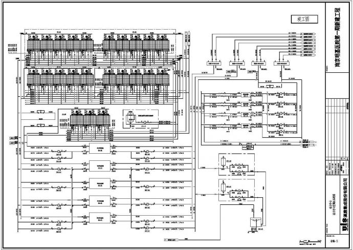 南京某医院中央空调水系统cad图_图1
