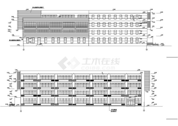 某小学建筑设计方案总平面（共15张）-图一