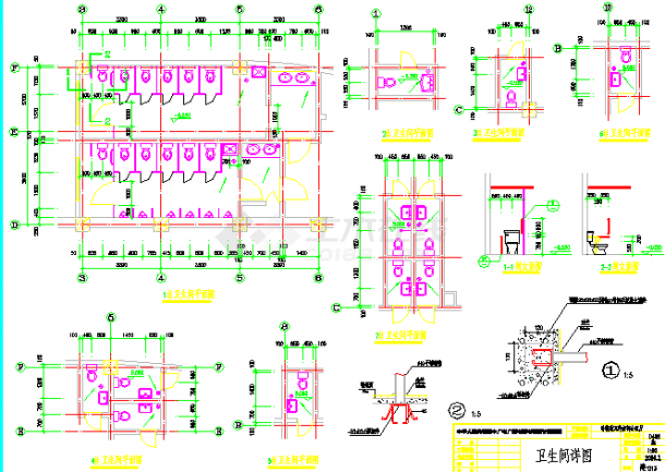 某地小区住宅楼建筑完整结构施工图纸-图一