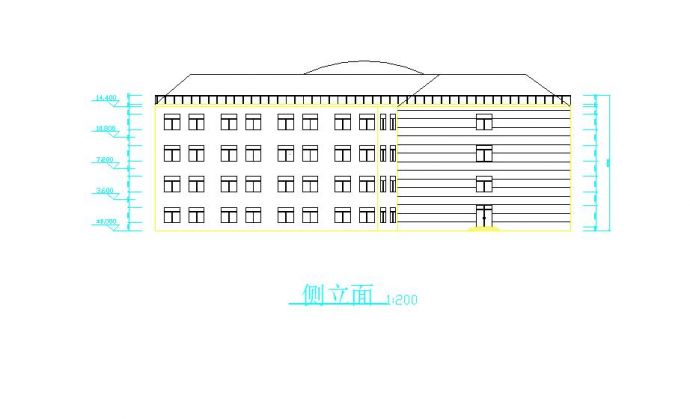 某地区学校行政大楼建筑图（共12张）_图1