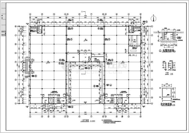 某地区四层厂房建筑结构图（共10张）-图二