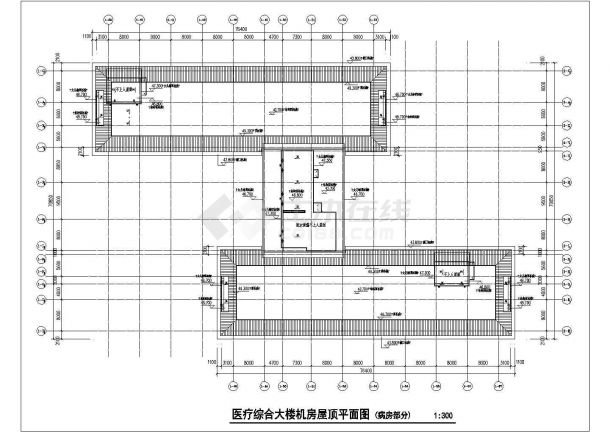 最新的十层医疗综合大楼设计建筑扩初设计cad图（含医院效果图）-图二