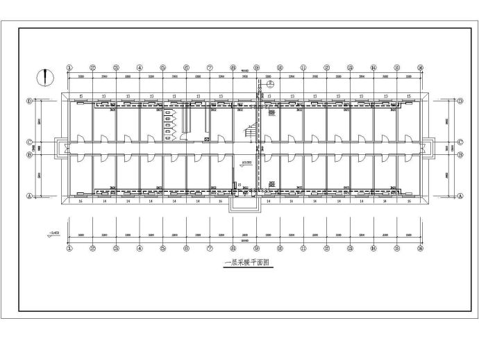 某地区办公楼建筑水暖管线施工设计图纸_图1