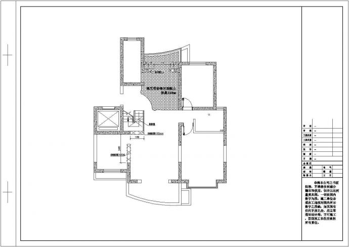 万都豪庭欧式住宅装修设计施工图纸_图1