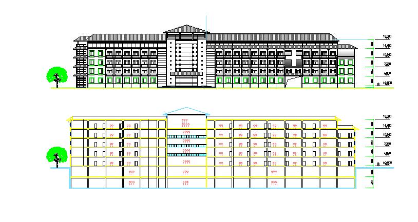 某地医院住院楼建筑结构详细设计图