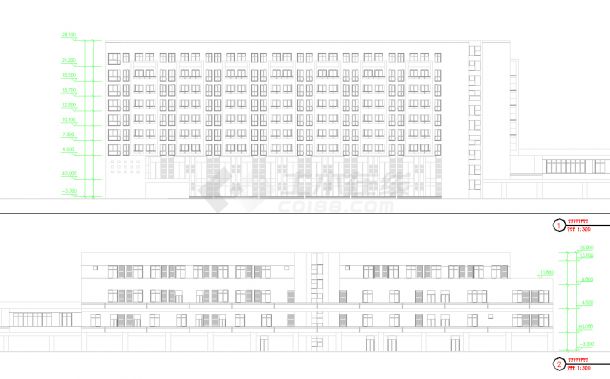 某城市花园低层商业街建筑方案设计图-图一