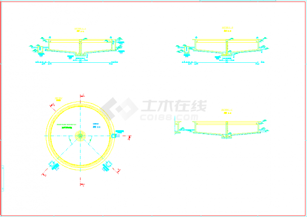 某污水处理厂蛋形消化池及配套构筑物概念图-图二