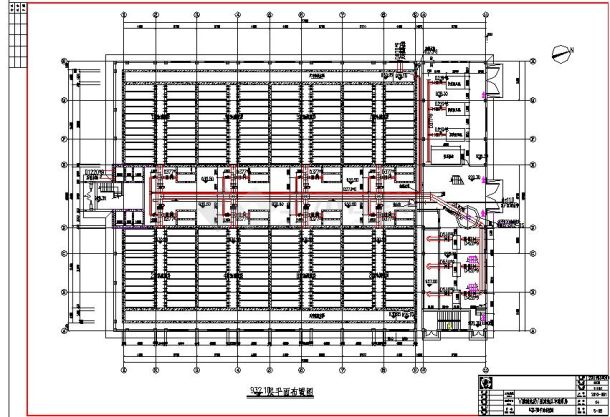 自来水厂V型滤池工艺CAD布置图-图二