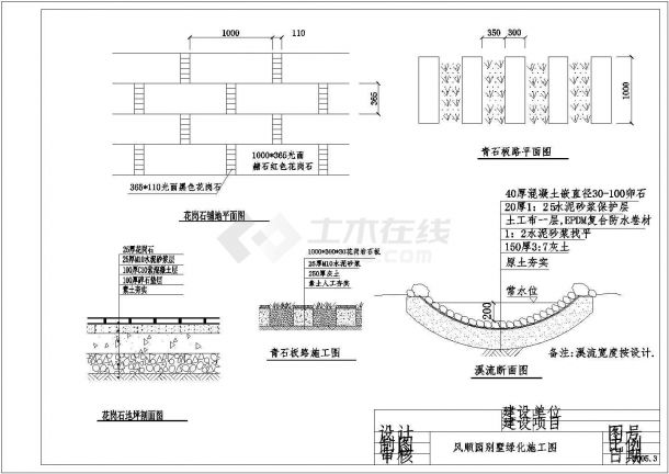 双拼别墅景观绿化平面cad施工图纸-图二