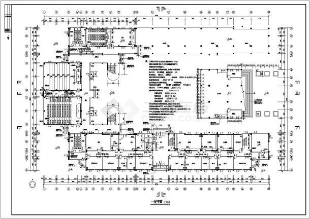 某医学院教学大楼建筑施工图（共17张图）-图二
