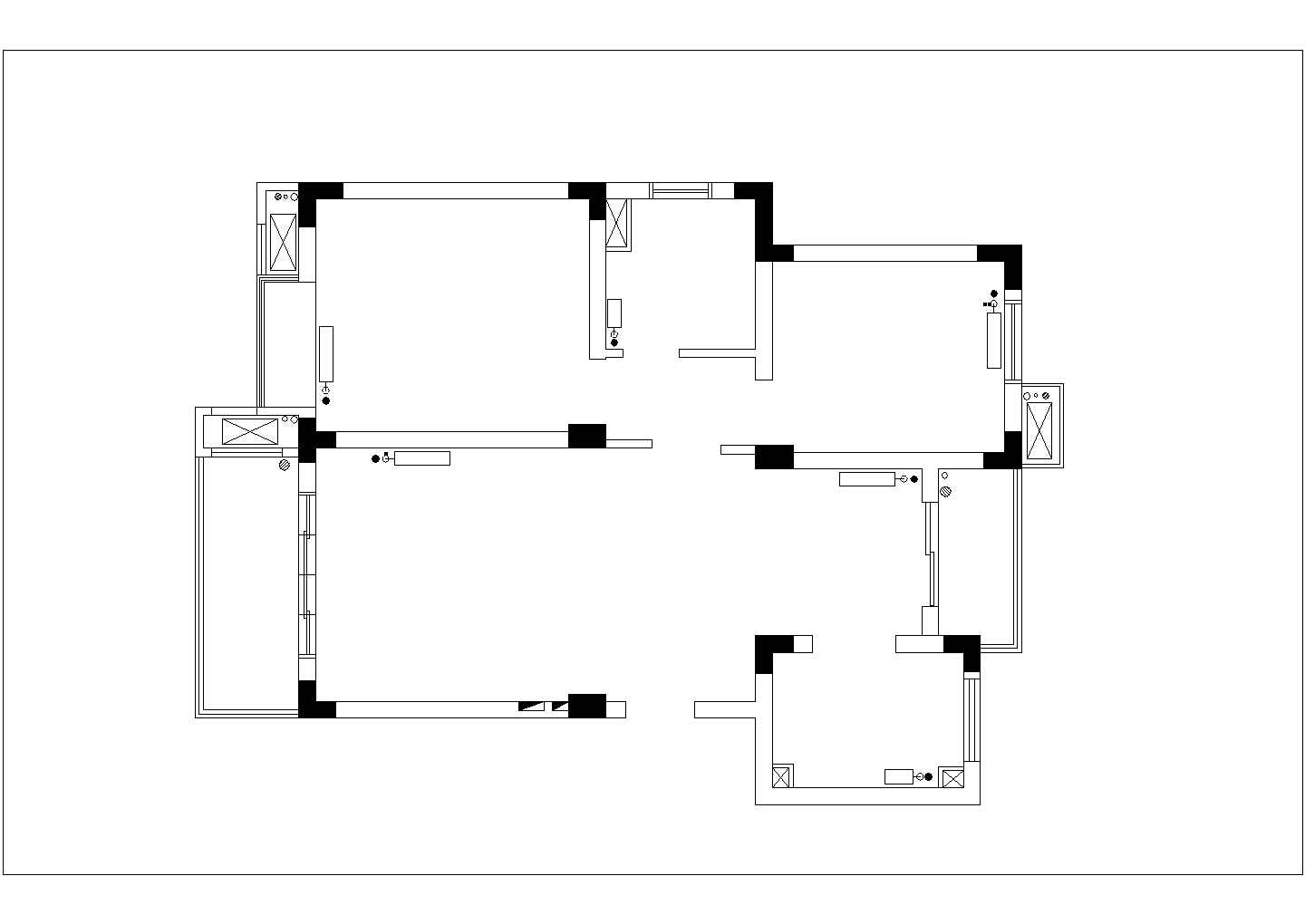 某住宅欧式简约装修设计施工图（含效果图）