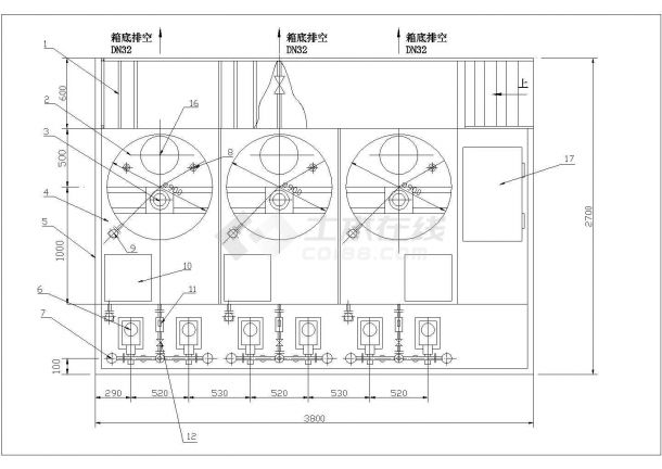 某地大型锅炉用加药装置设计施工图-图二