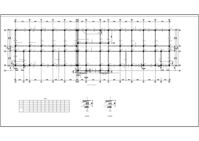 某学校教学楼框架结构设计施工图纸_图1