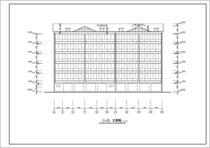 某地住宅楼全套建筑结构结构施工图（共26张）_图1