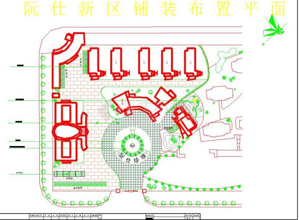 某新区园林景观绿化设计图（共4张）-图二